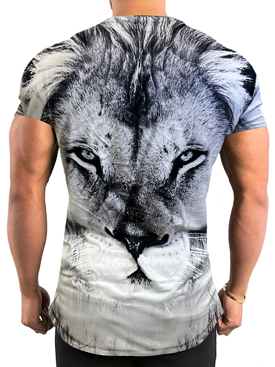 Playera Sublimada para Hombre Cuello Redondo Manga Corta