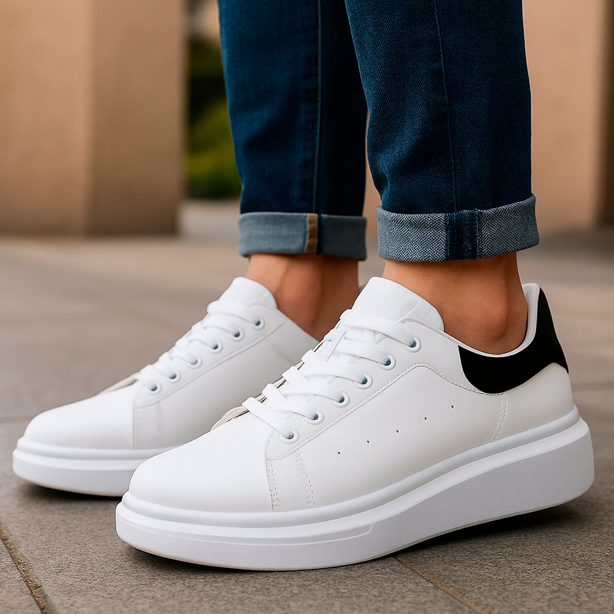 Tenis para hombre informales con un diseño casual para el uso diario Zapatilla casual con suela antideslizante con agujeta para un uso mas cómodo