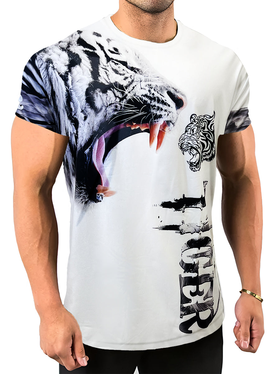 Playera Sublimada para Hombre Cuello Redondo Manga Corta