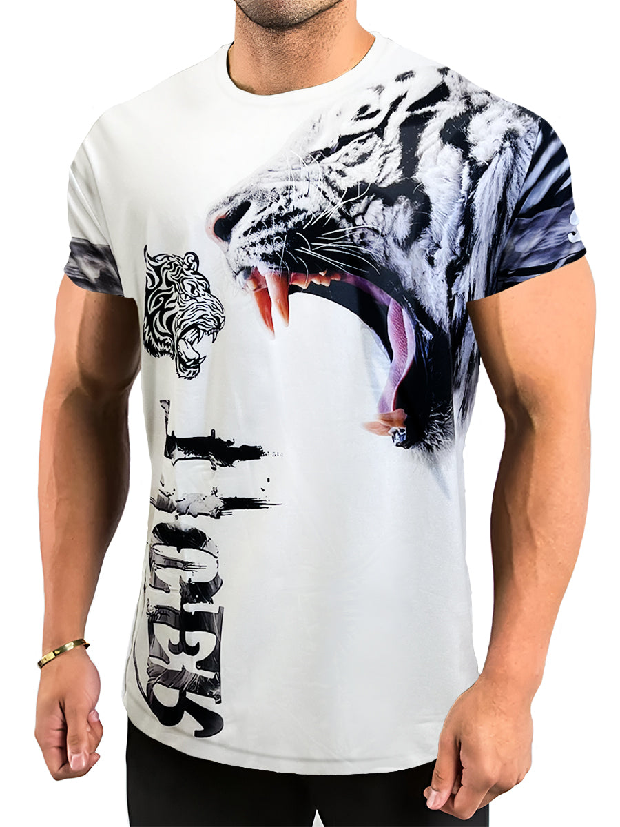 Playera Sublimada para Hombre Cuello Redondo Manga Corta