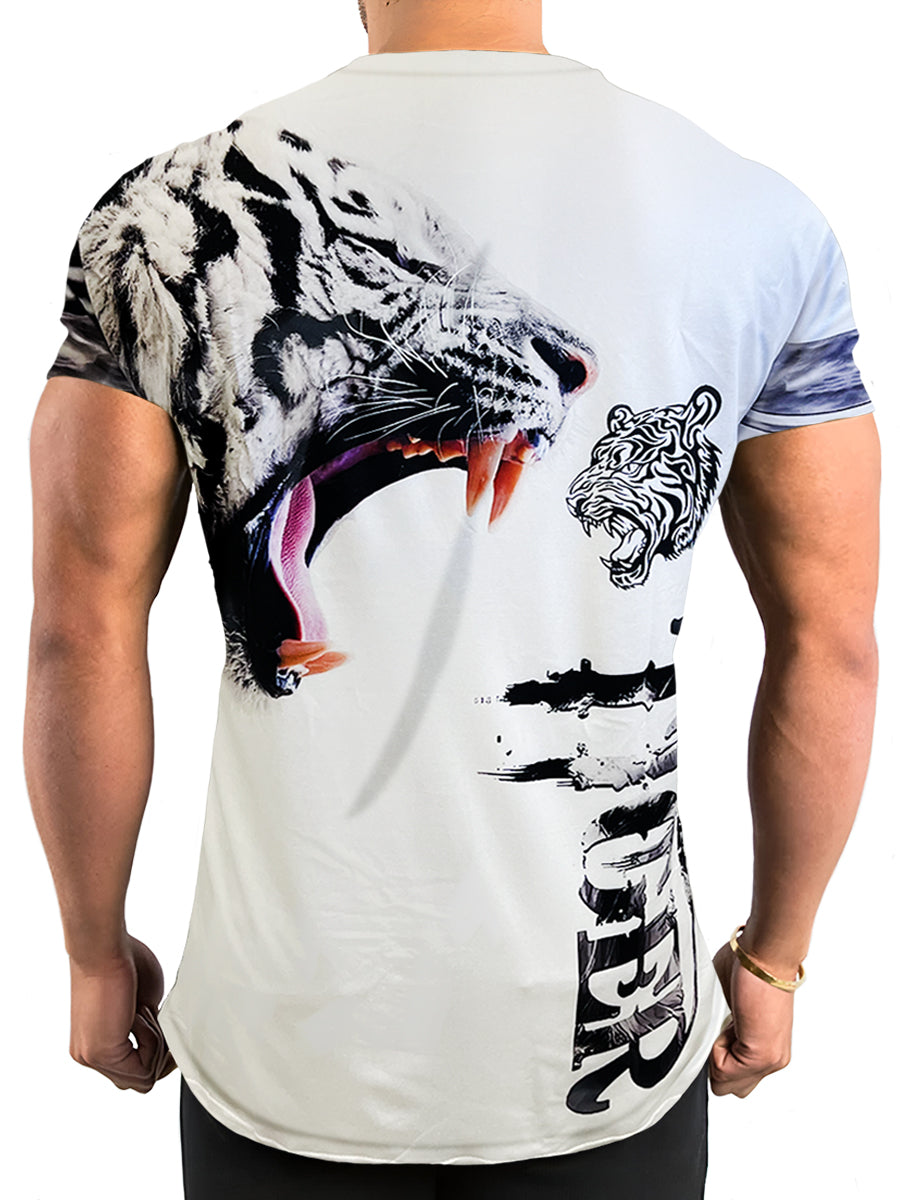 Playera Sublimada para Hombre Cuello Redondo Manga Corta