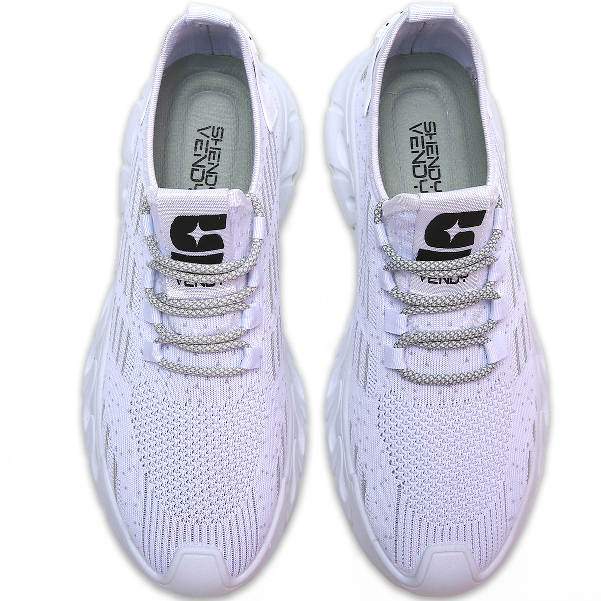 Zapatos para hombre de moda color solido, Zapatillas versatiles con cordones, Tenis adecuados para deportes diarios