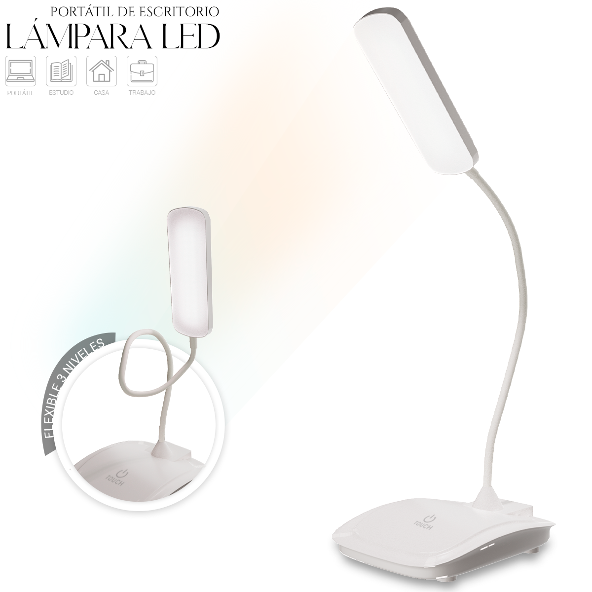 Lámpara Led Para Escritorio