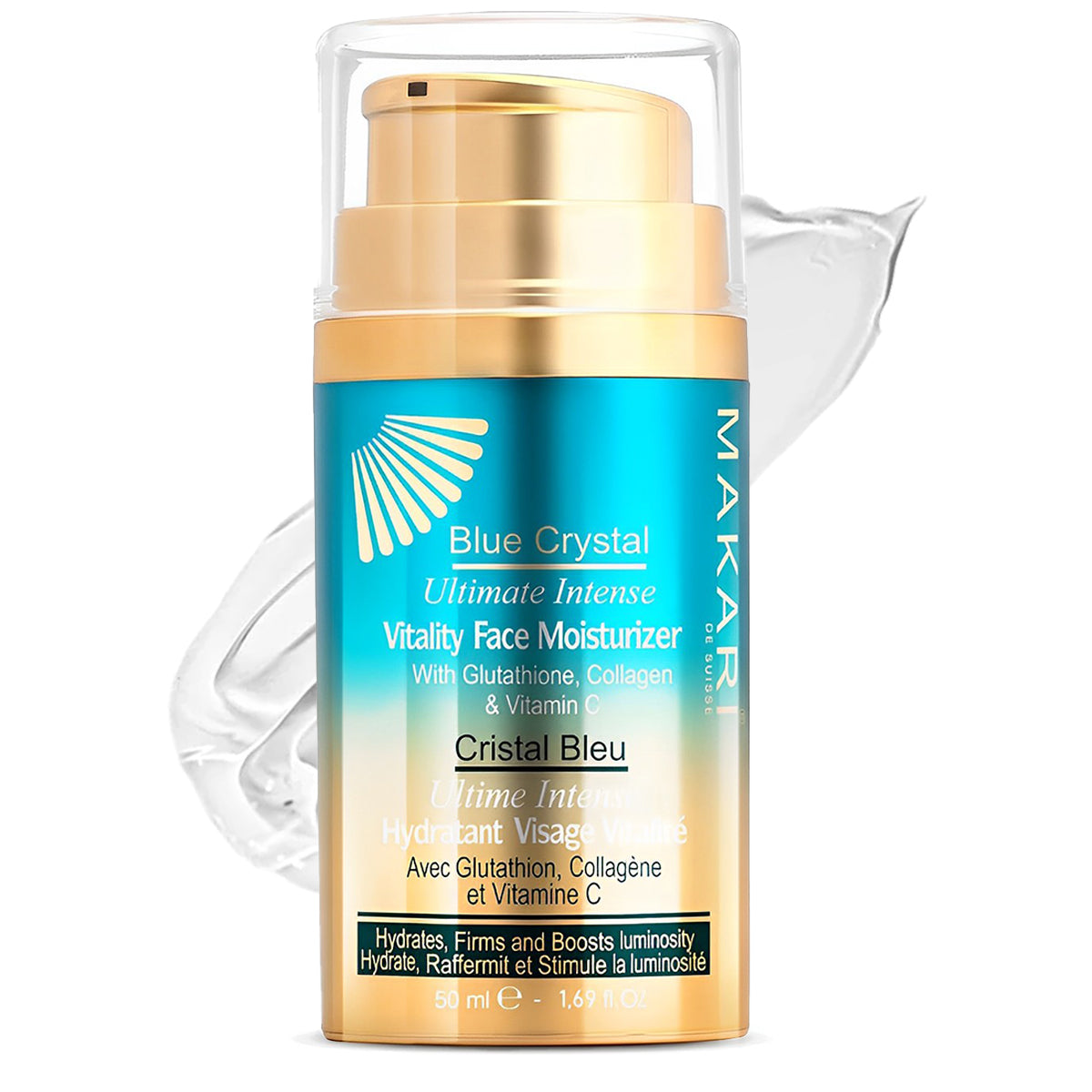 Hidratante Facial Blue Vitality Makari