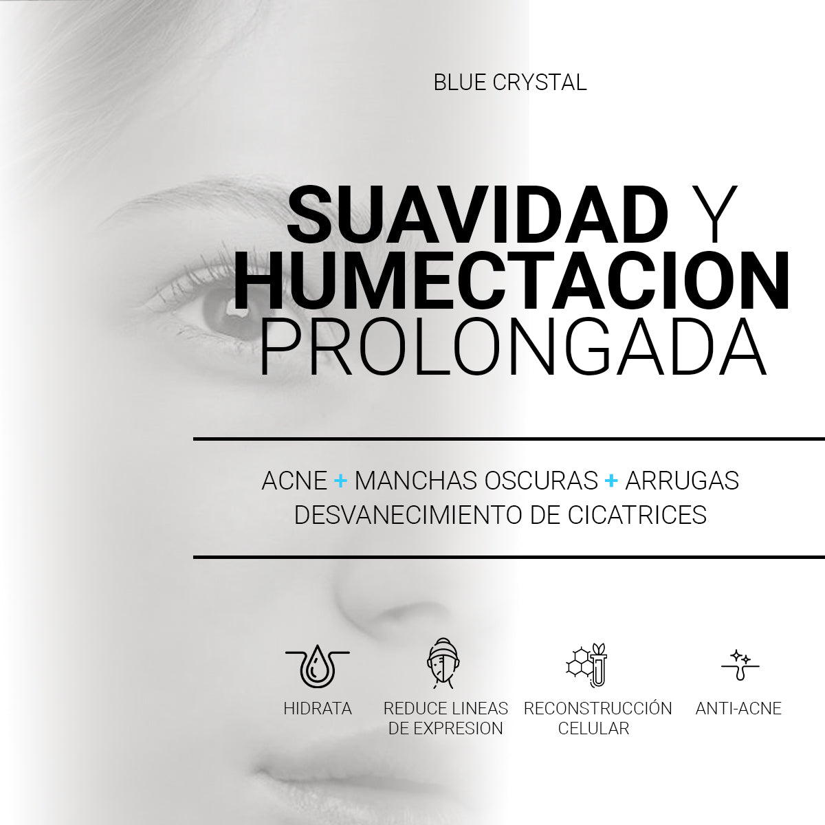 Hidratante Facial Blue Vitality Makari