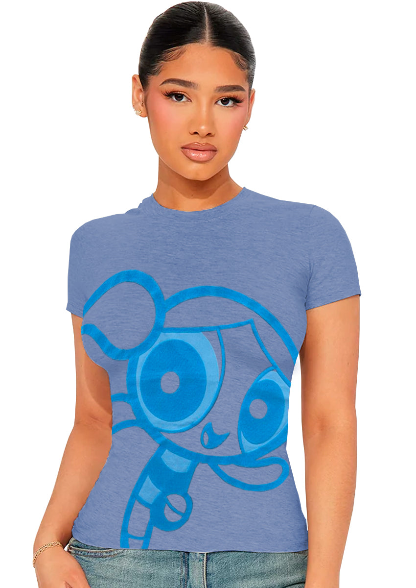 Playera para Dama Estampada Shendy Vendy X The Power Girl