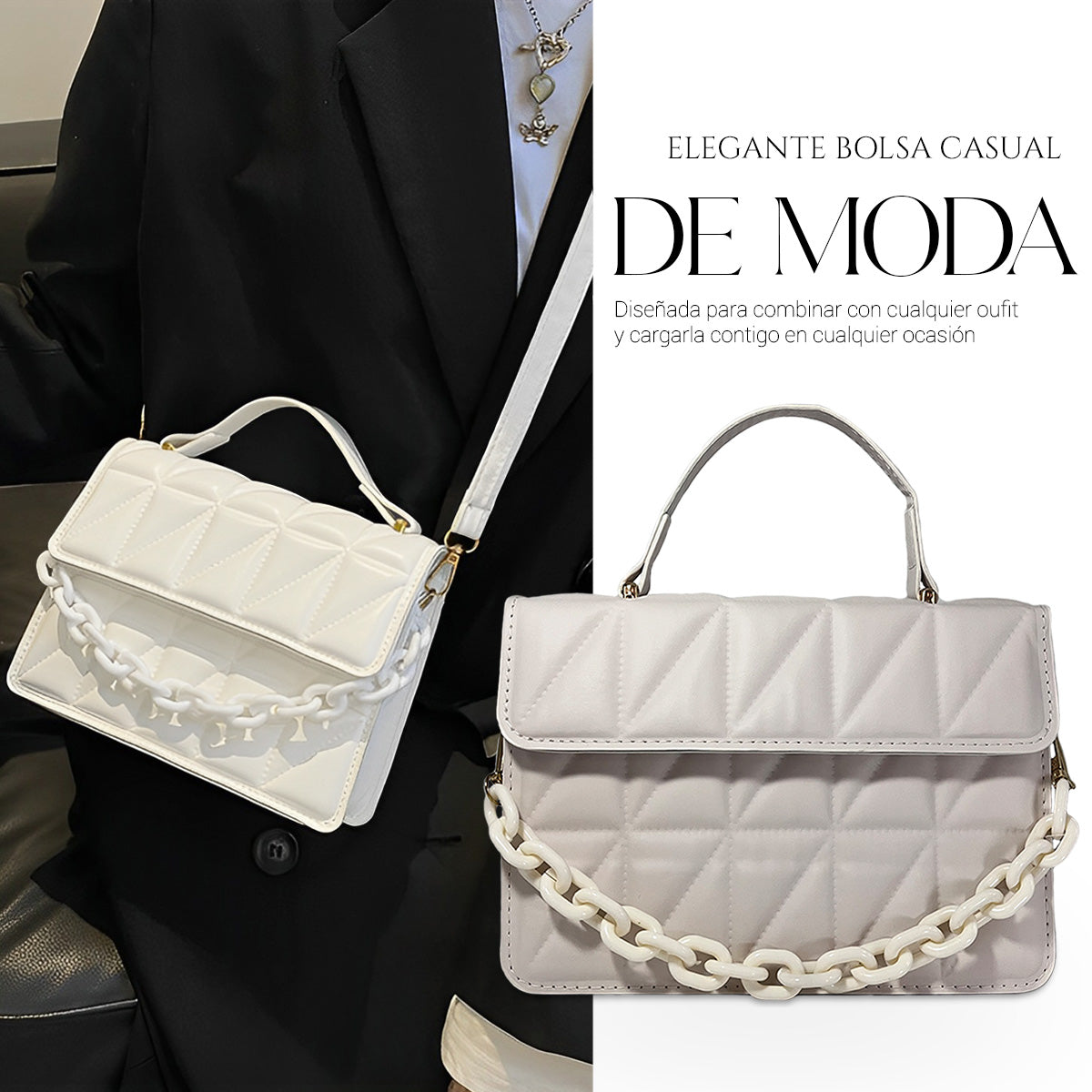 Bolso De Mano Para Mujer Estilo Causal