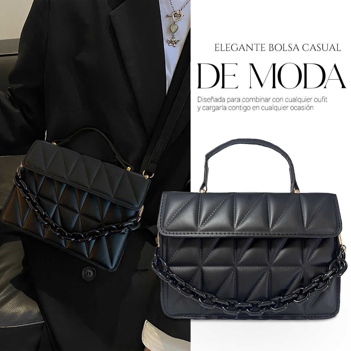 Bolso De Mano Para Mujer Estilo Causal