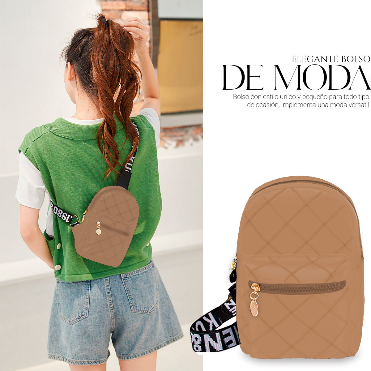 Bandolera Para Mujer Impermeable