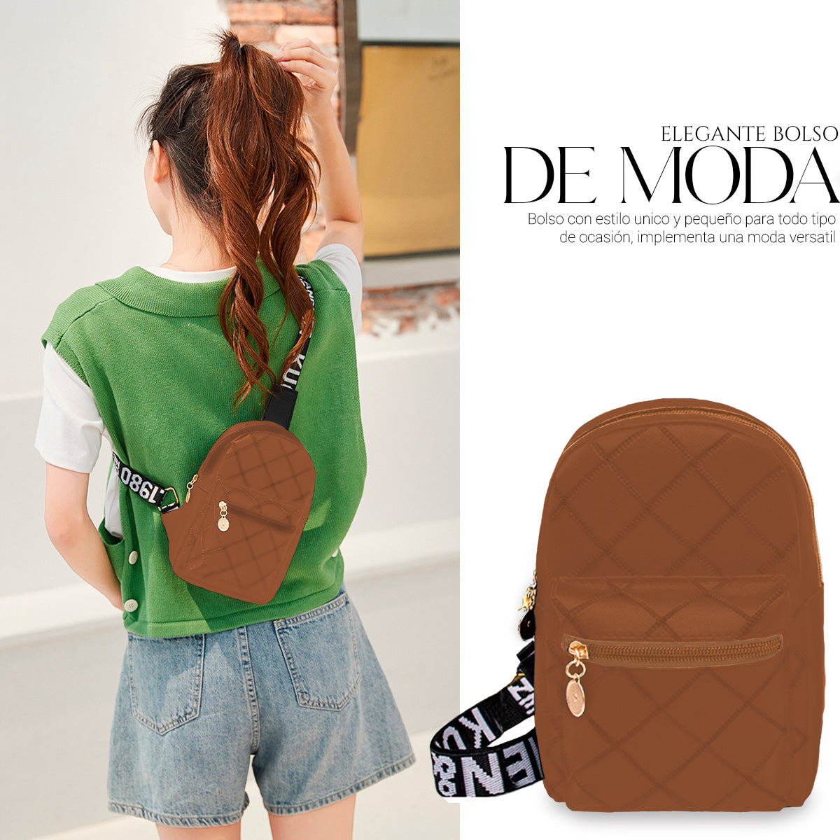 Bandolera Para Mujer Impermeable