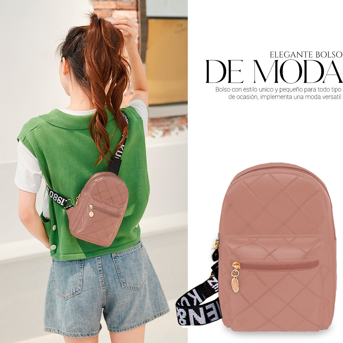 Bandolera Para Mujer Impermeable