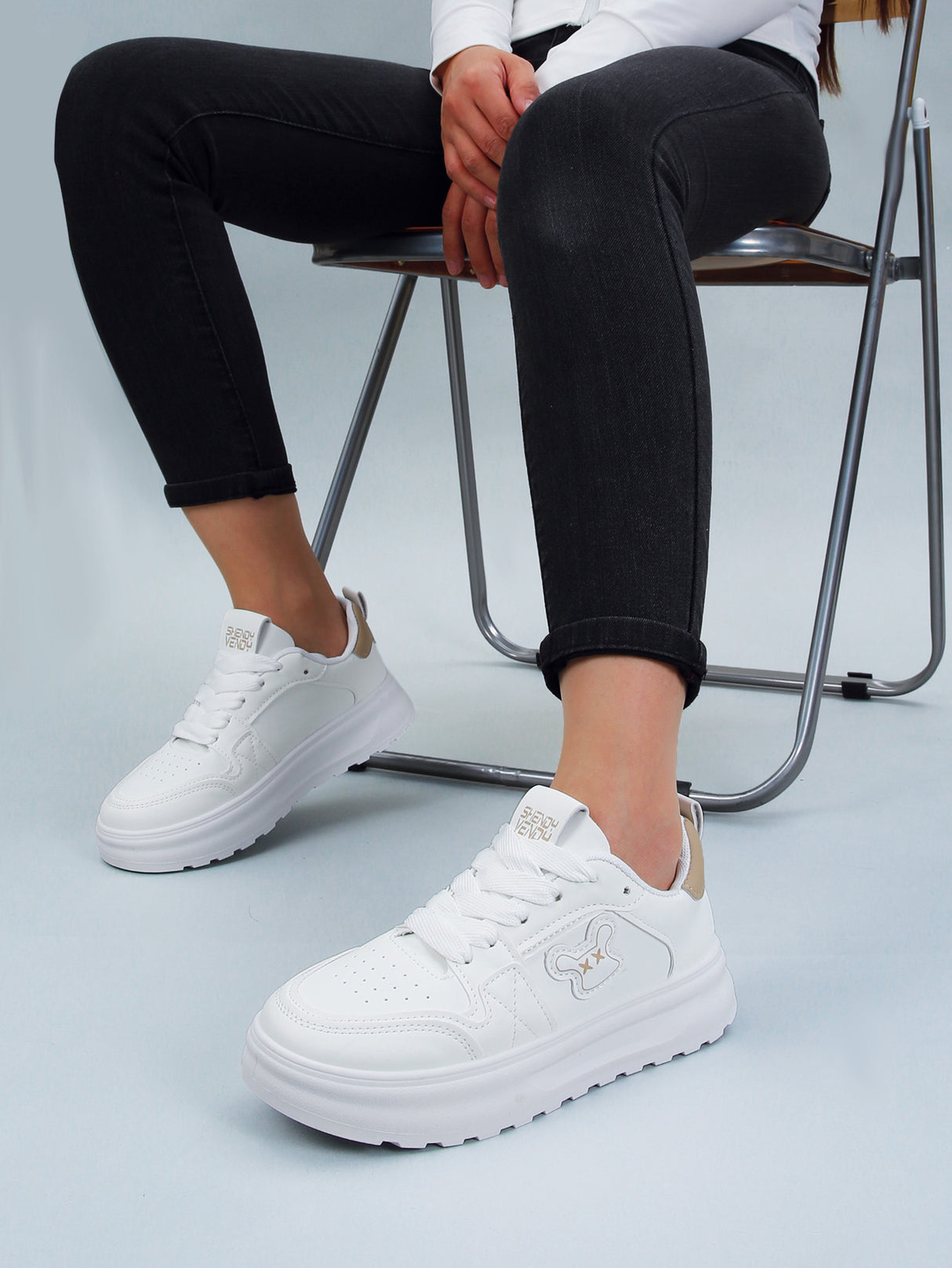 Tenis Para Mujer Clasico Sneakers Antileslizante Moda Urbana