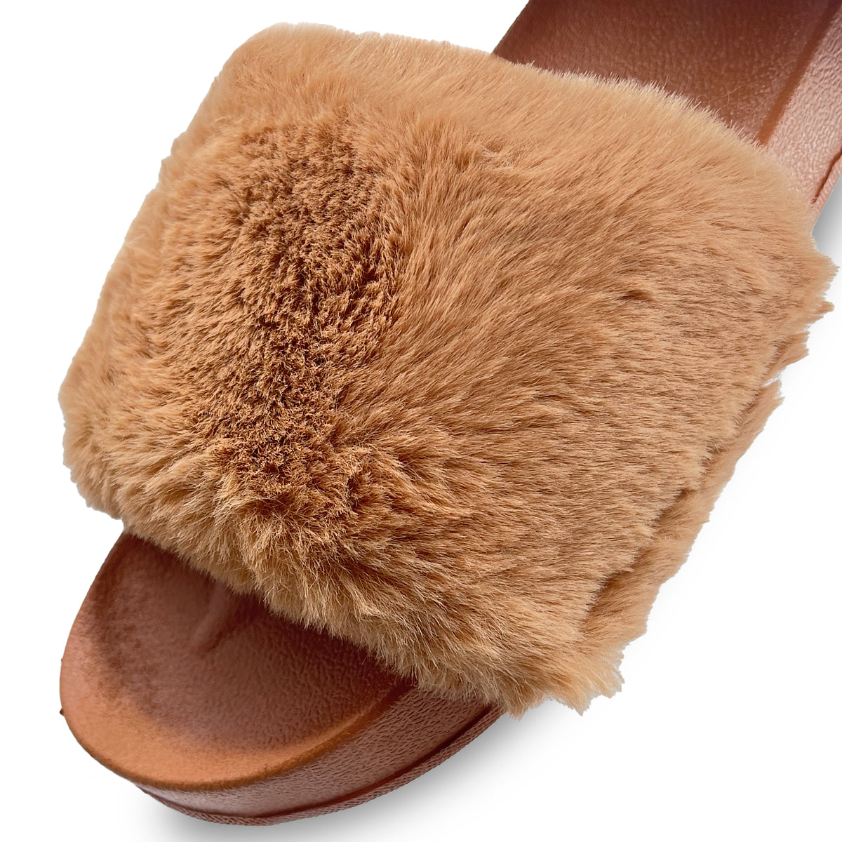 Pantuflas De Mujer Antideslizante Cómodas Sandalias Peluche
