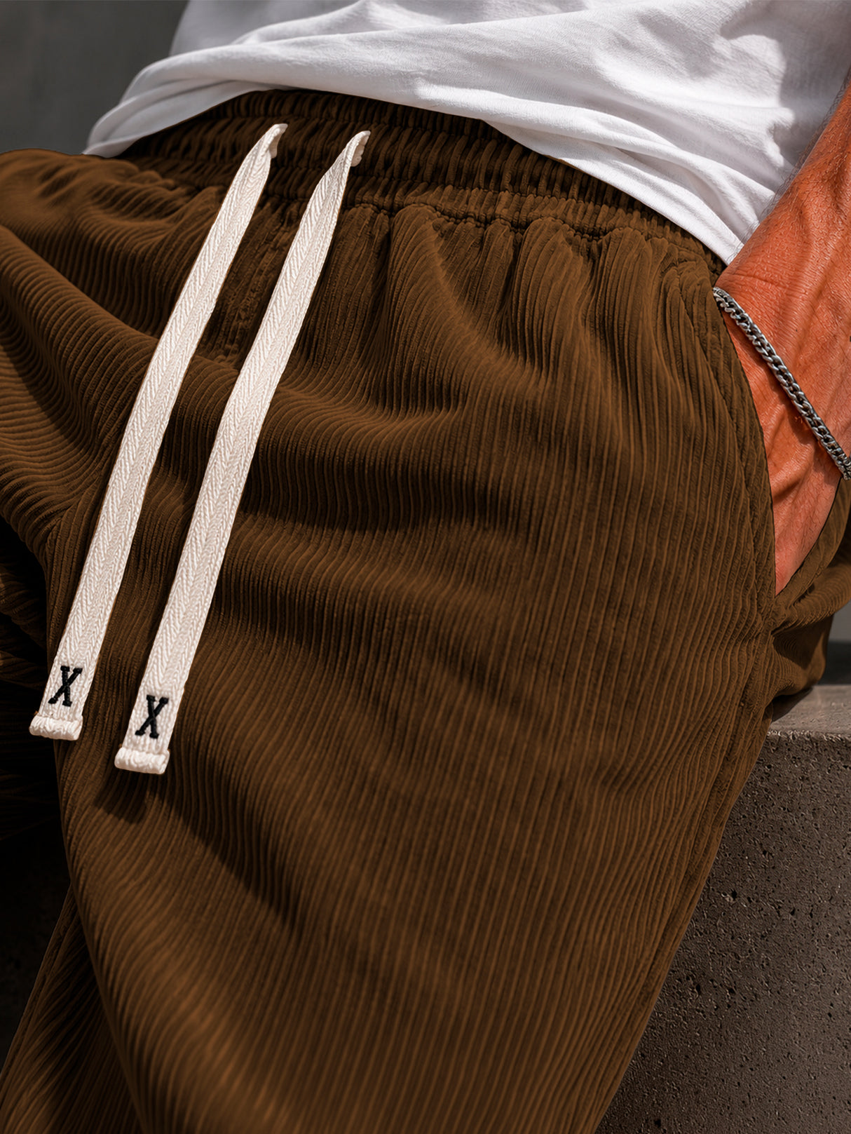 Pants Pantalon Pana Para Hombre Premium Jogger Comodo Casual