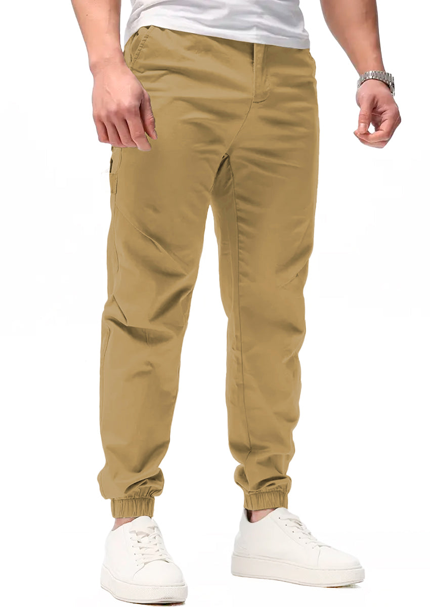 Pantalon Casual Deportivo Jogger para Hombre Bolsos Laterales con Cintura Elastica Ajustable