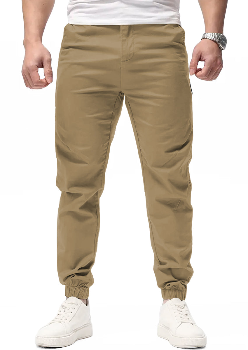 Pantalon Casual Deportivo Jogger para Hombre Bolsos Laterales con Cintura Elastica Ajustable
