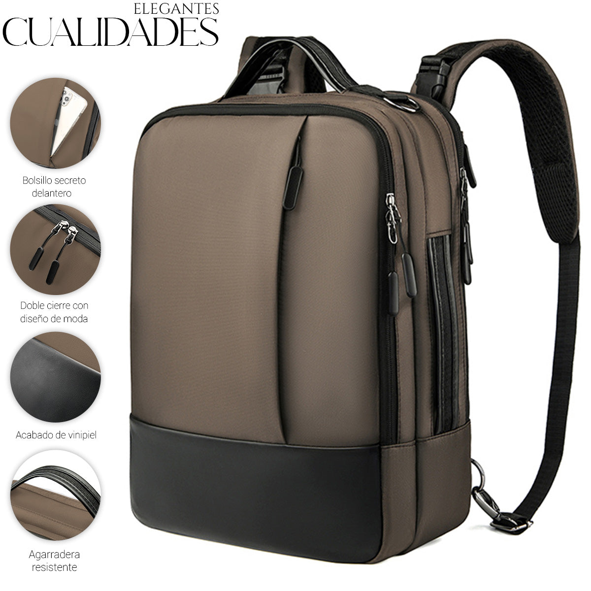 Mochila Backpack Con Puerto Usb