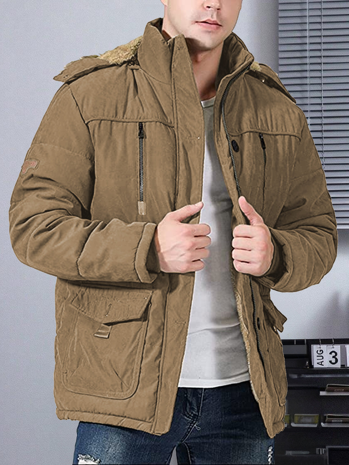 Chamarra Cazadora Hombre MAYOREO