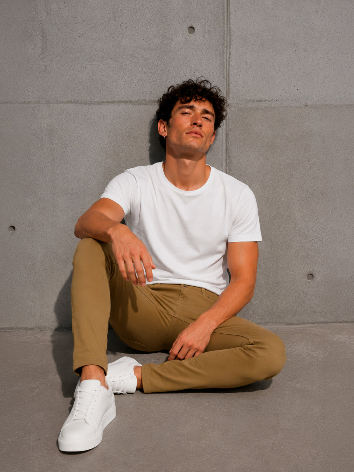 Pantalón De Vestir Casual Hombre Skinny Slim Fit Gabardina