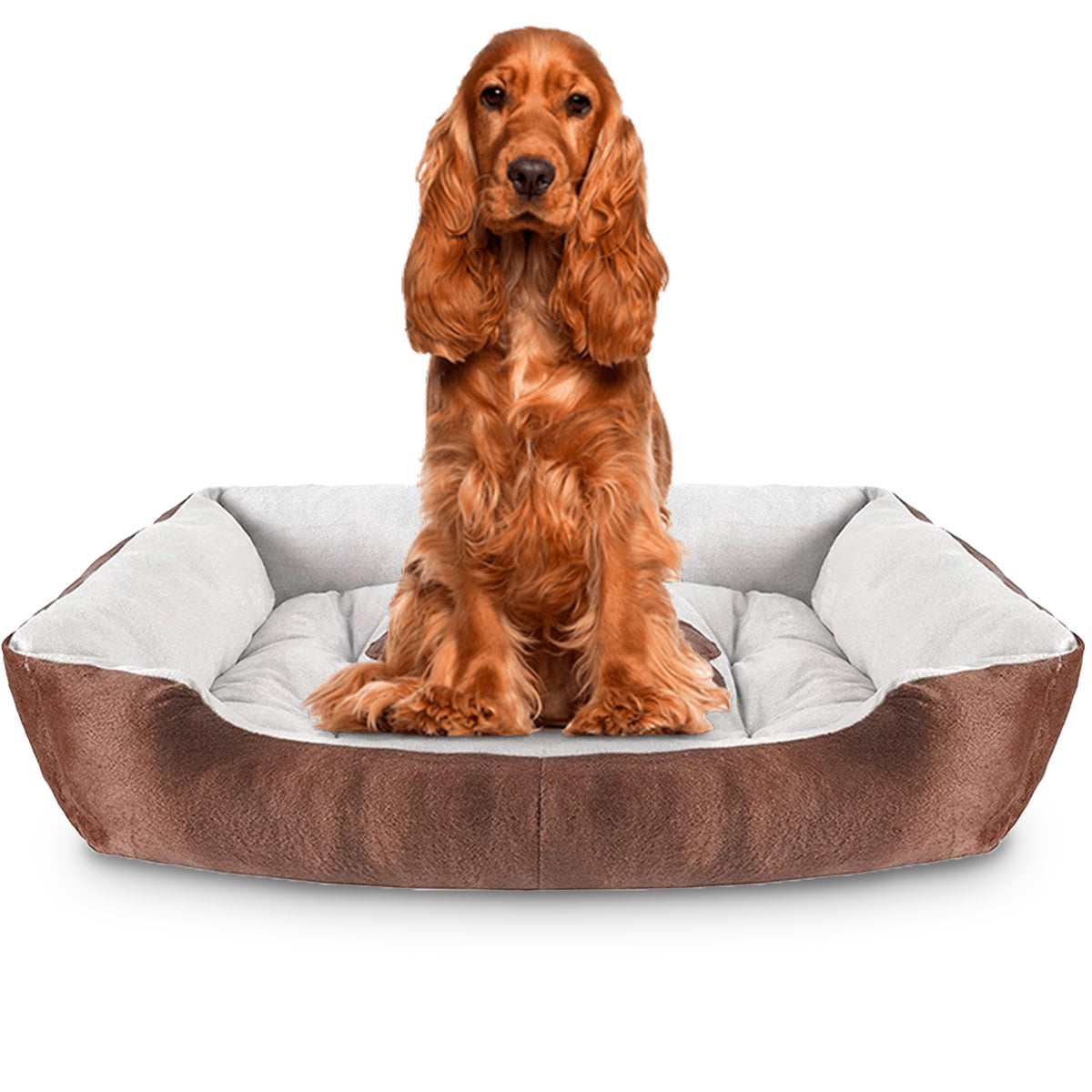 Cama Para Perro Suave Cómoda Y Ligera Antiestrés
