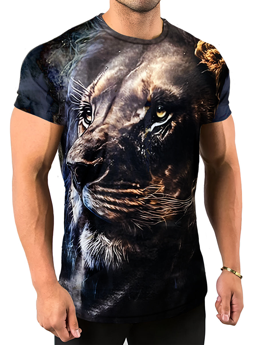 Playera Sublimada para Hombre Cuello Redondo Manga Corta