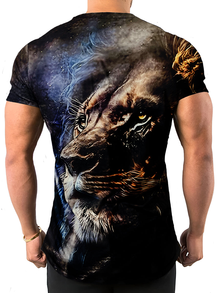Playera Sublimada para Hombre Cuello Redondo Manga Corta