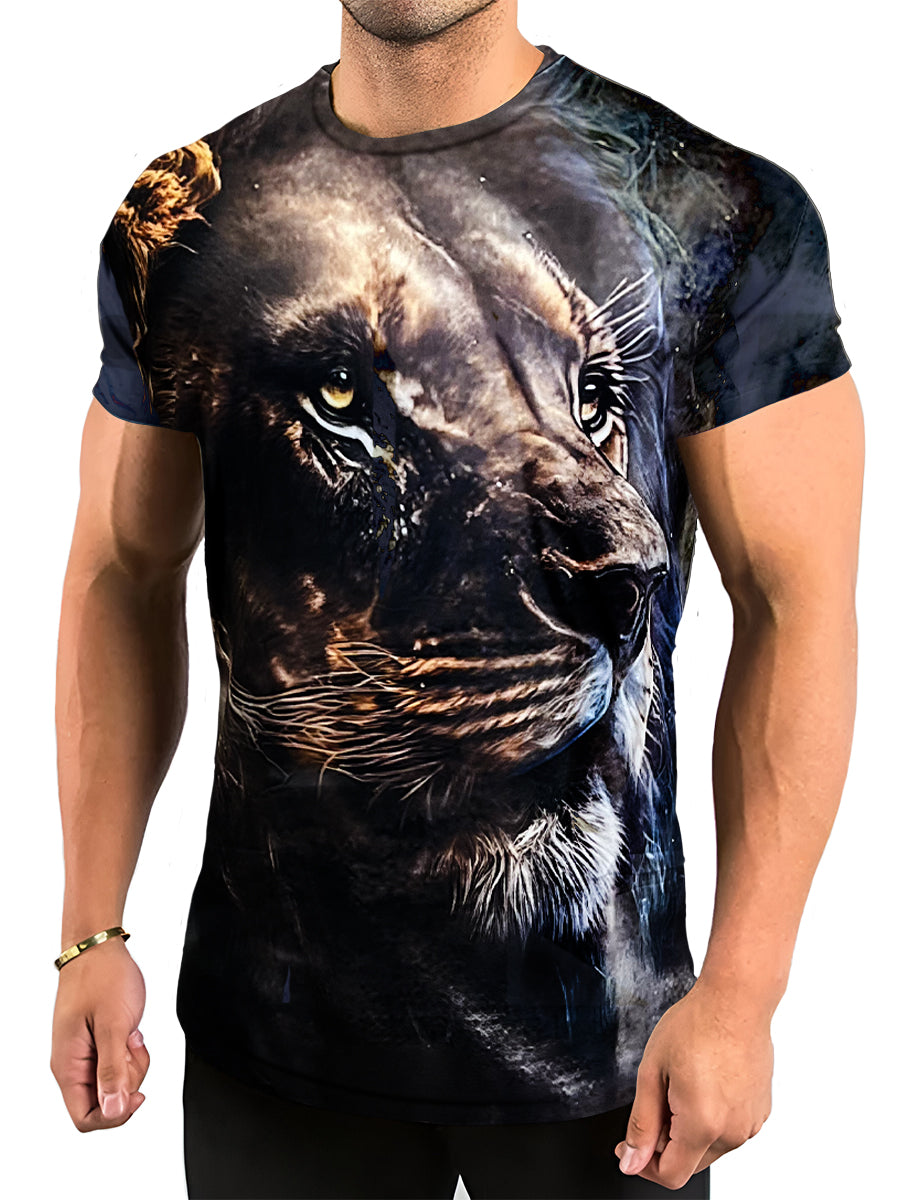 Playera Sublimada para Hombre Cuello Redondo Manga Corta