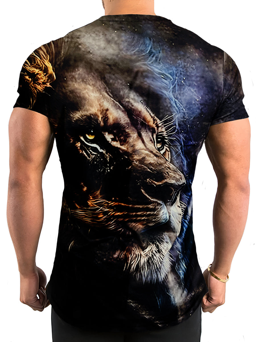 Playera Sublimada para Hombre Cuello Redondo Manga Corta