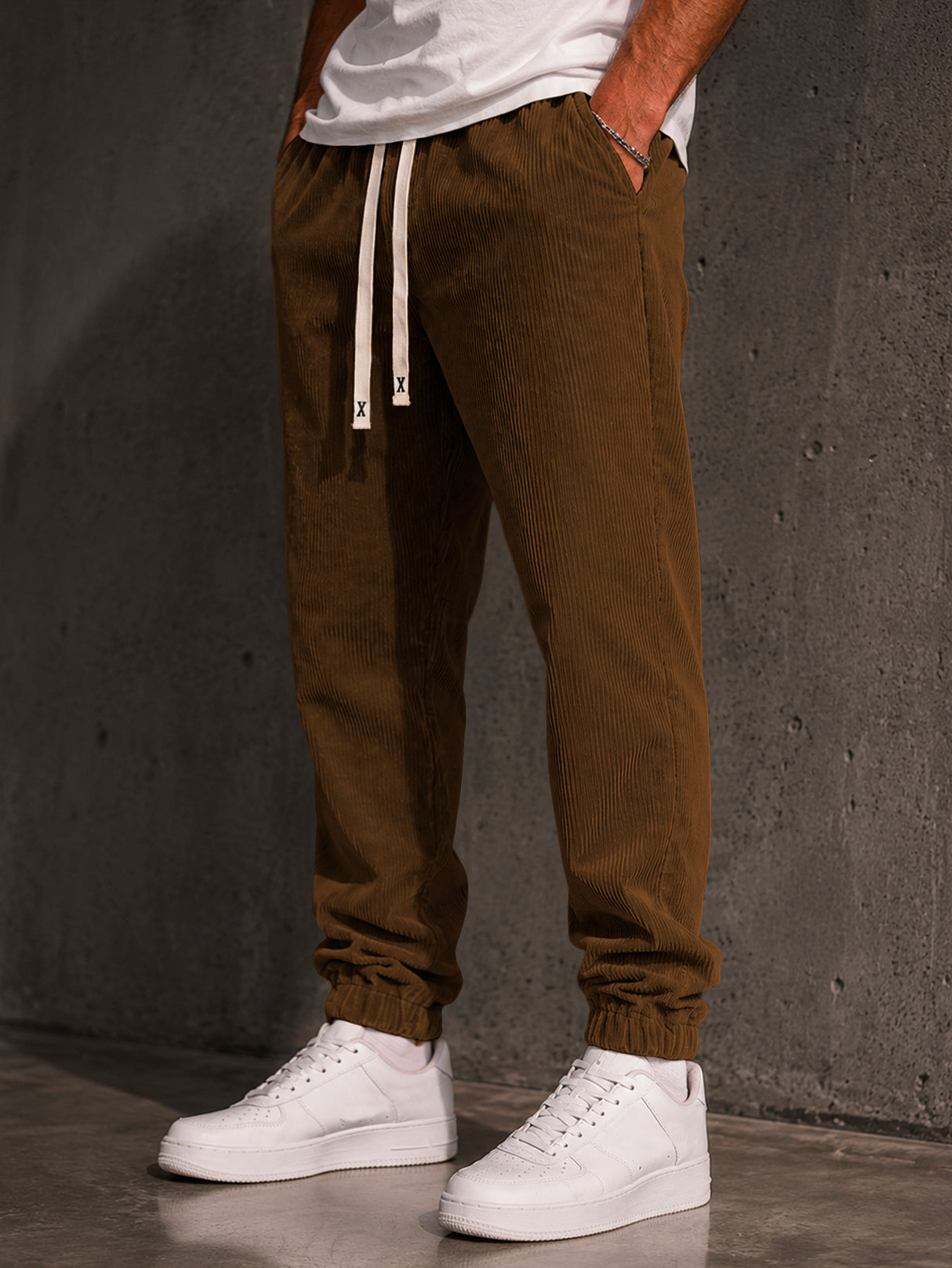 Pants Pantalon Pana Para Hombre Premium Jogger Comodo Casual