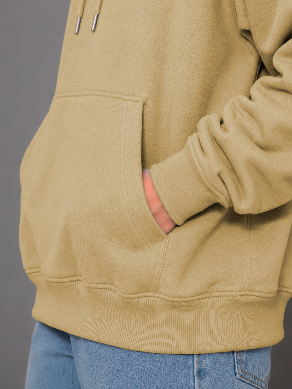 Sudadera con Capucha para Mujer Manga Larga Hoodie sin Cierre