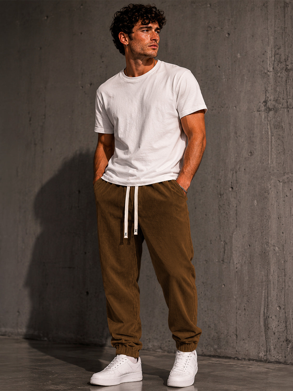 Pants Pantalon Pana Para Hombre Premium Jogger Comodo Casual