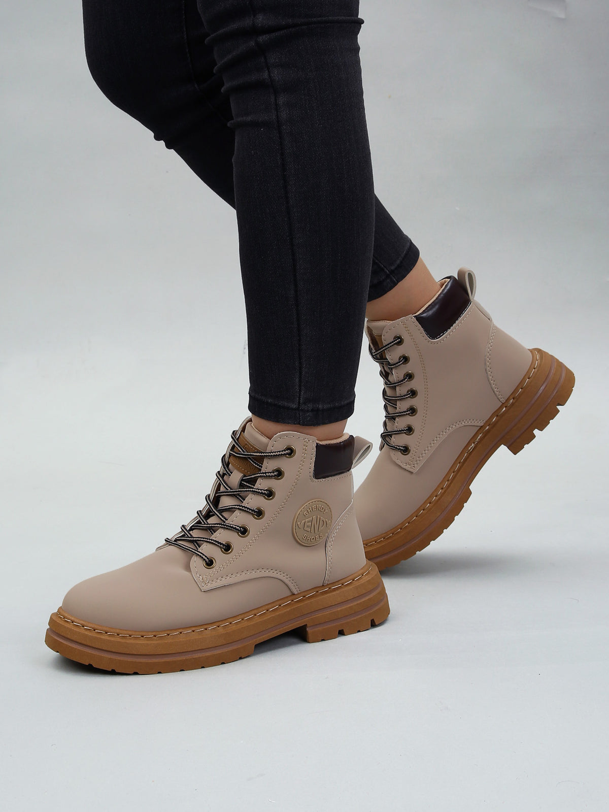 Botas Para Mujer Estilo Stone Street Urbano Plataforma