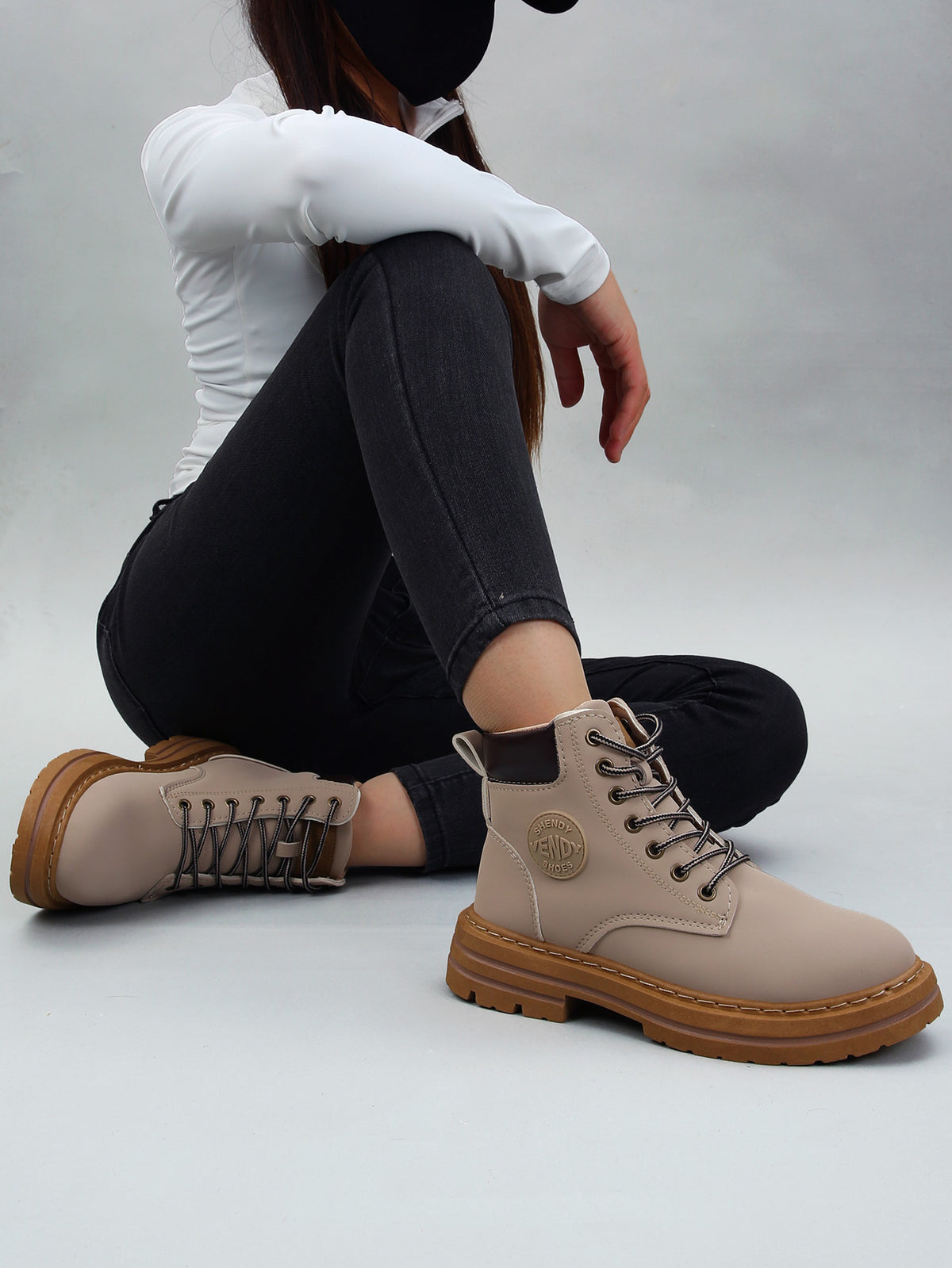 Botas Para Mujer Estilo Stone Street Urbano Plataforma