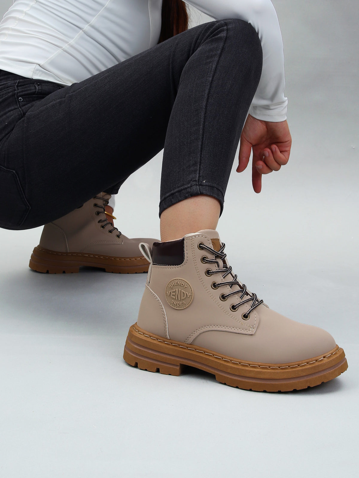Botas Para Mujer Estilo Stone Street Urbano Plataforma