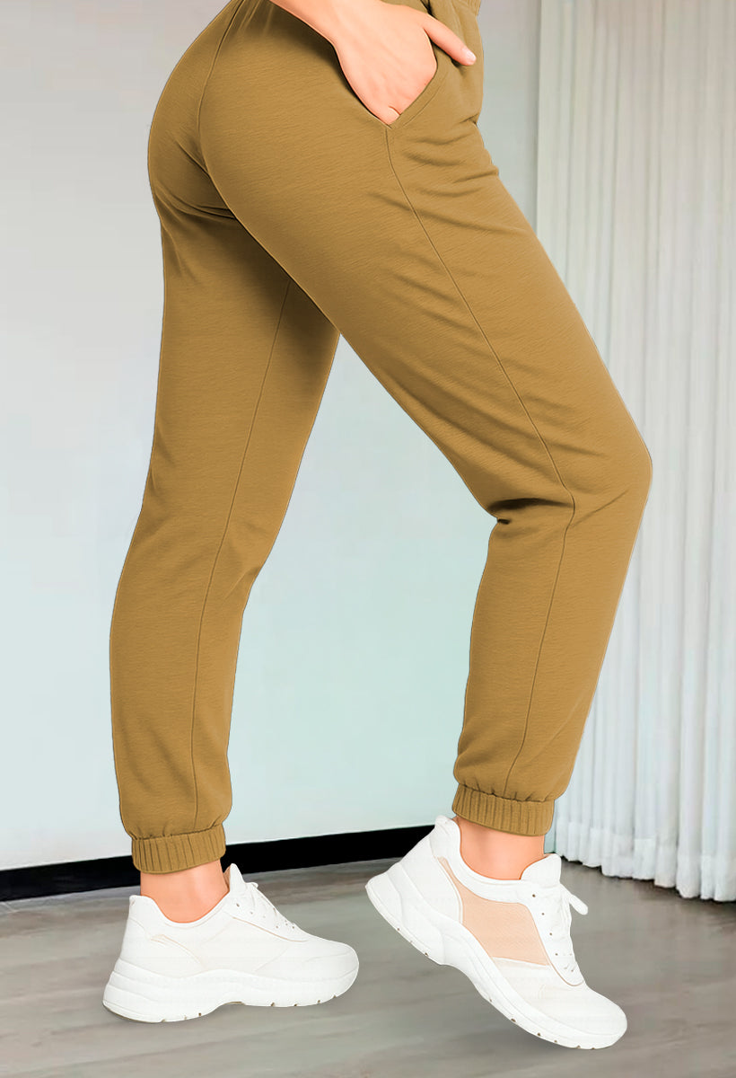 Pantalón Jogger Pants para Dama Comodo con Cordon Ajustable Estilo Casual Deportivo