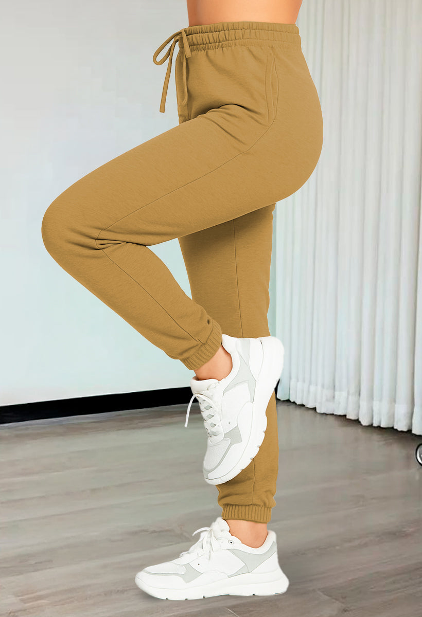 Pantalón Jogger Pants para Dama Comodo con Cordon Ajustable Estilo Casual Deportivo