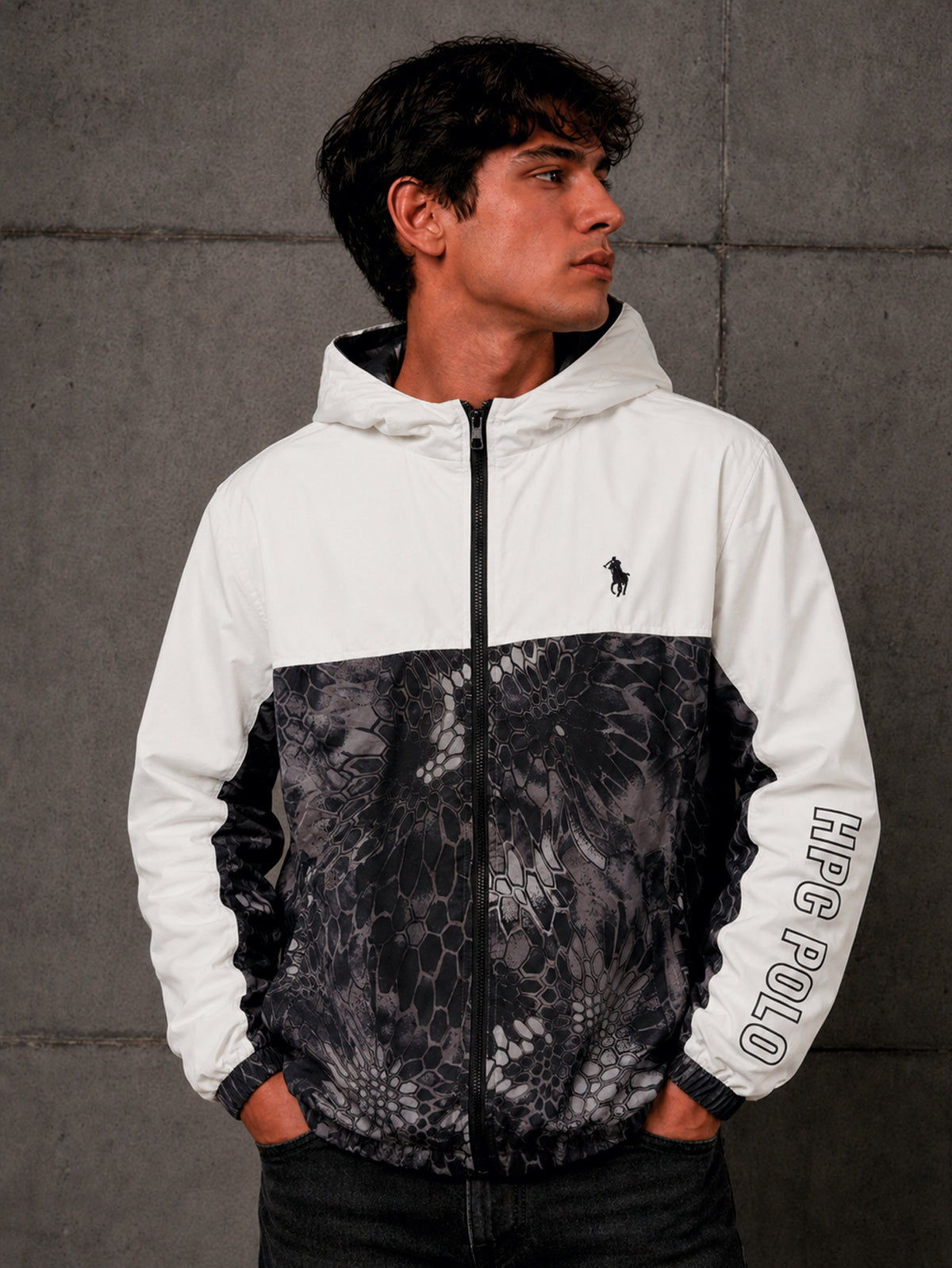 Chamarra Hpc Polo Rompevientos Para Hombre