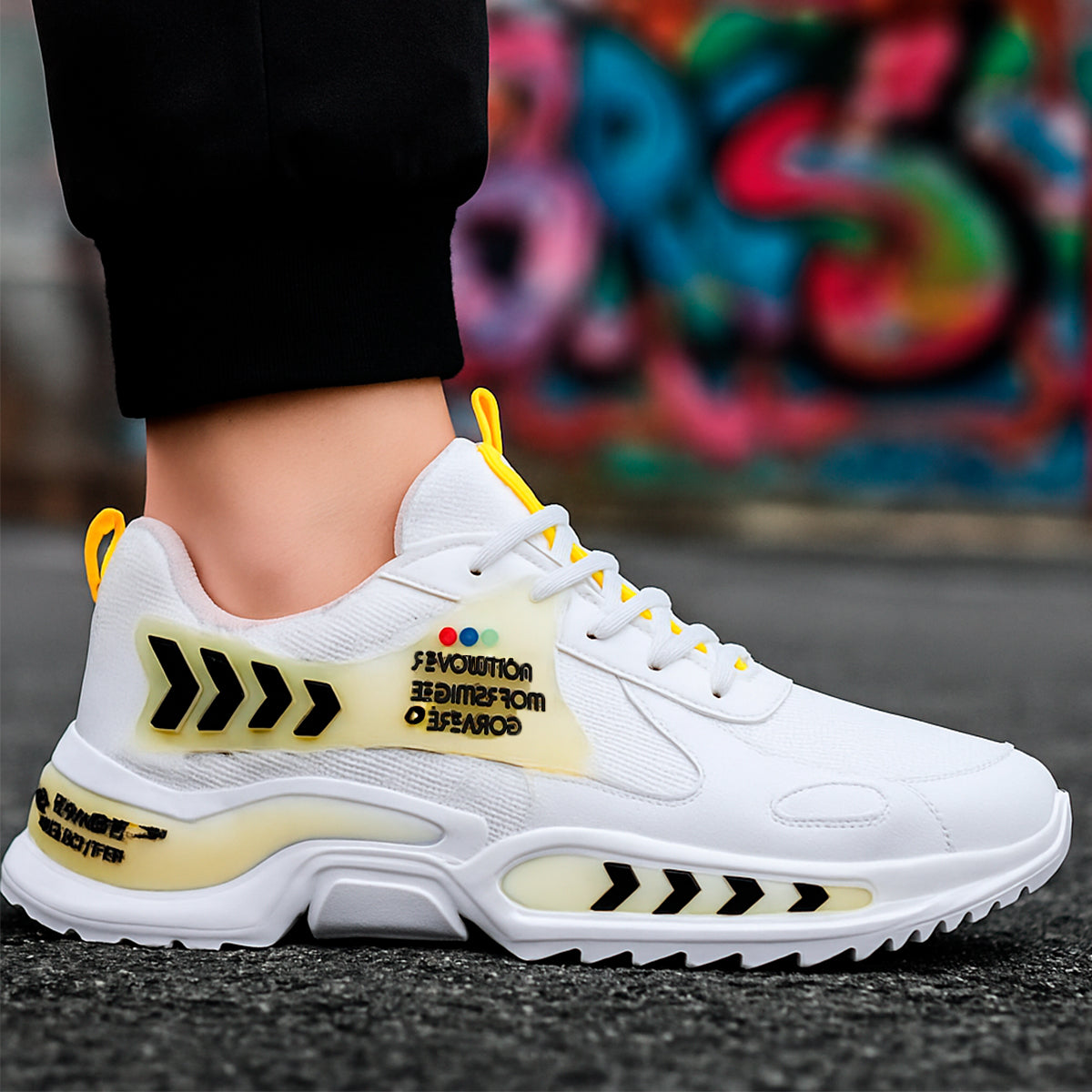 Tenis para hombre con un diseño casual, comodo para el uso diario con agujeta clasica, suela antdeslizante Zapatilla para hombre comoda transpirable ideal para el uso diario