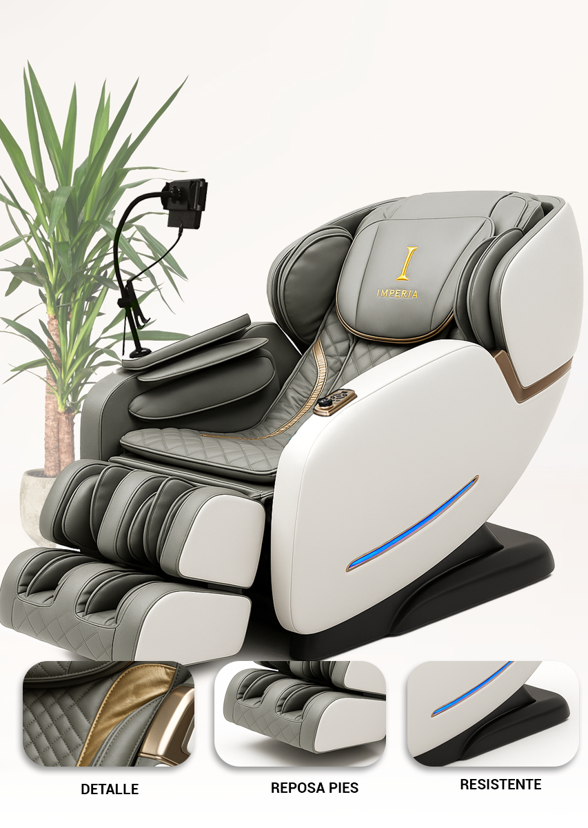 Sillon Masajeador Premium Gravedad Cero Reclinable Vibracion