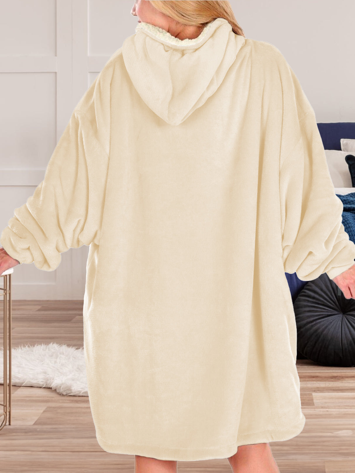 Sudadera Cobija Hoodie Con Capucha Afelpada Calientita Suave