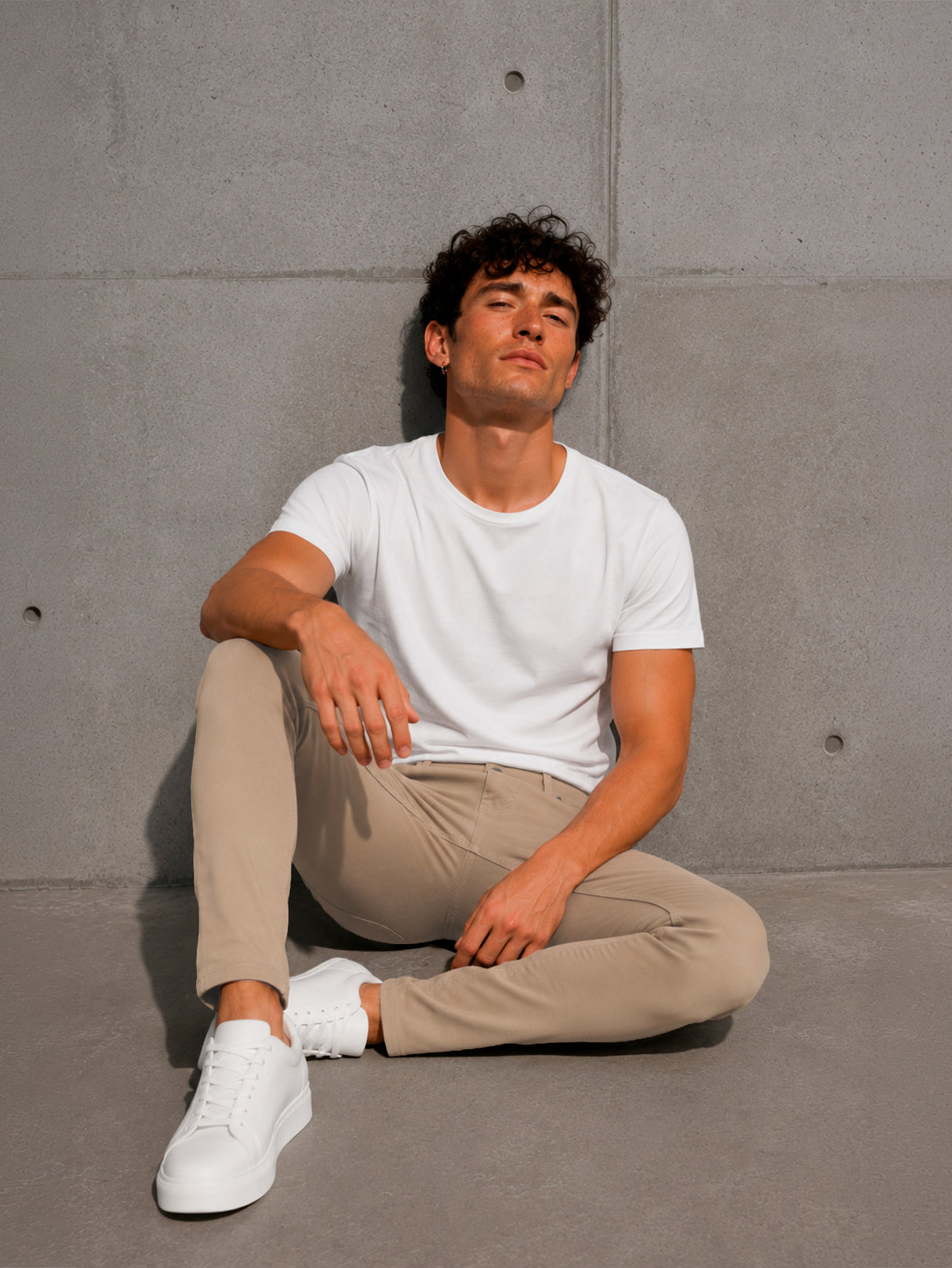 Pantalón De Vestir Casual Hombre Skinny Slim Fit Gabardina