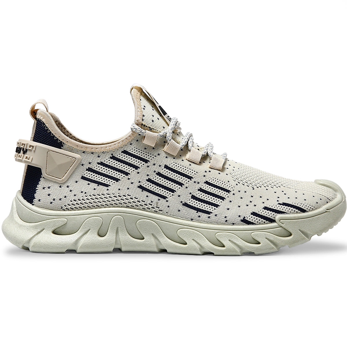 Zapatos para hombre de moda color solido, Zapatillas versatiles con cordones, Tenis adecuados para deportes diarios