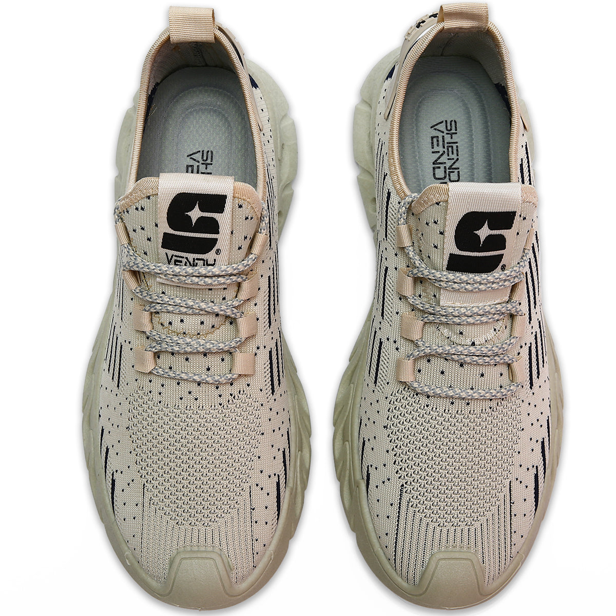 Zapatos para hombre de moda color solido, Zapatillas versatiles con cordones, Tenis adecuados para deportes diarios