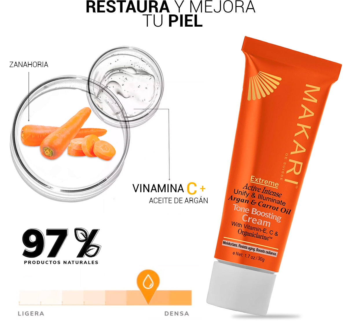 Gel Potenciador Del Tono Extreme Argan Aceite De Zanahoria