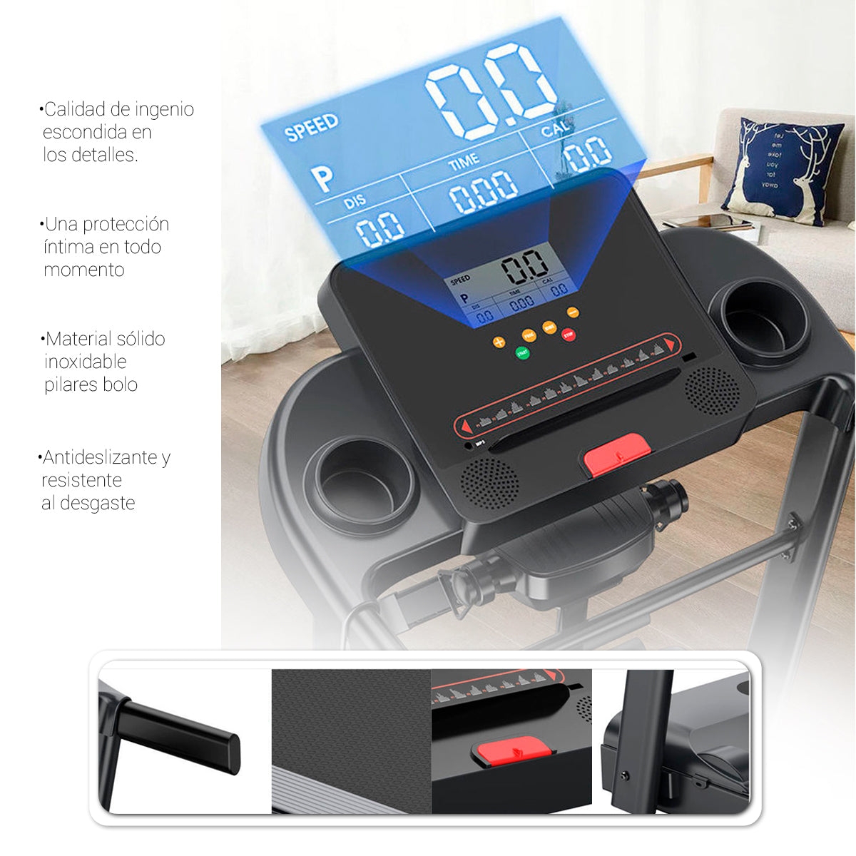 Caminadora Eléctrica Negra