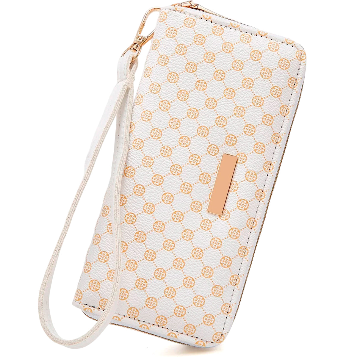 Cartera Monedero Larga De Cuero Lujo Dama Billetera Elegante