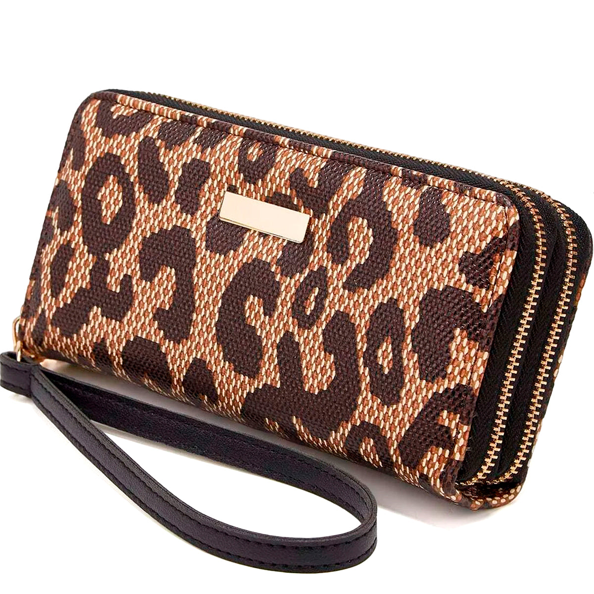 Cartera Monedero Larga De Cuero Lujo Dama Billetera Elegante