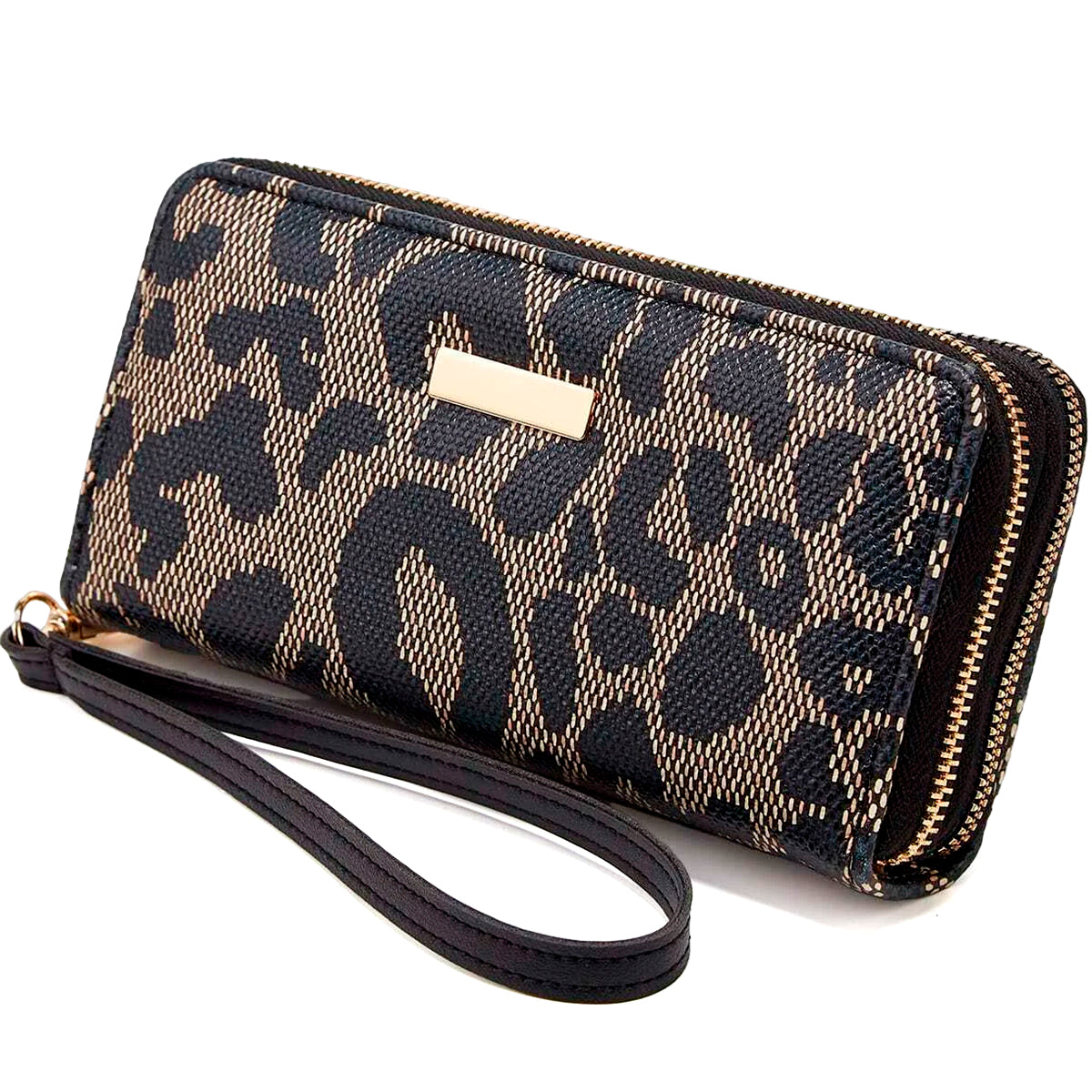 Cartera Monedero Larga De Cuero Lujo Dama Billetera Elegante