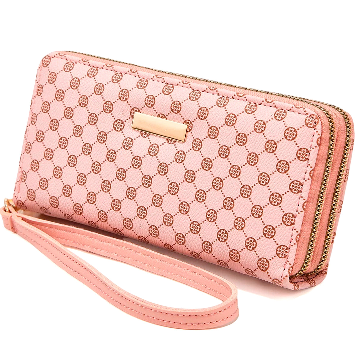 Cartera Monedero Larga De Cuero Lujo Dama Billetera Elegante