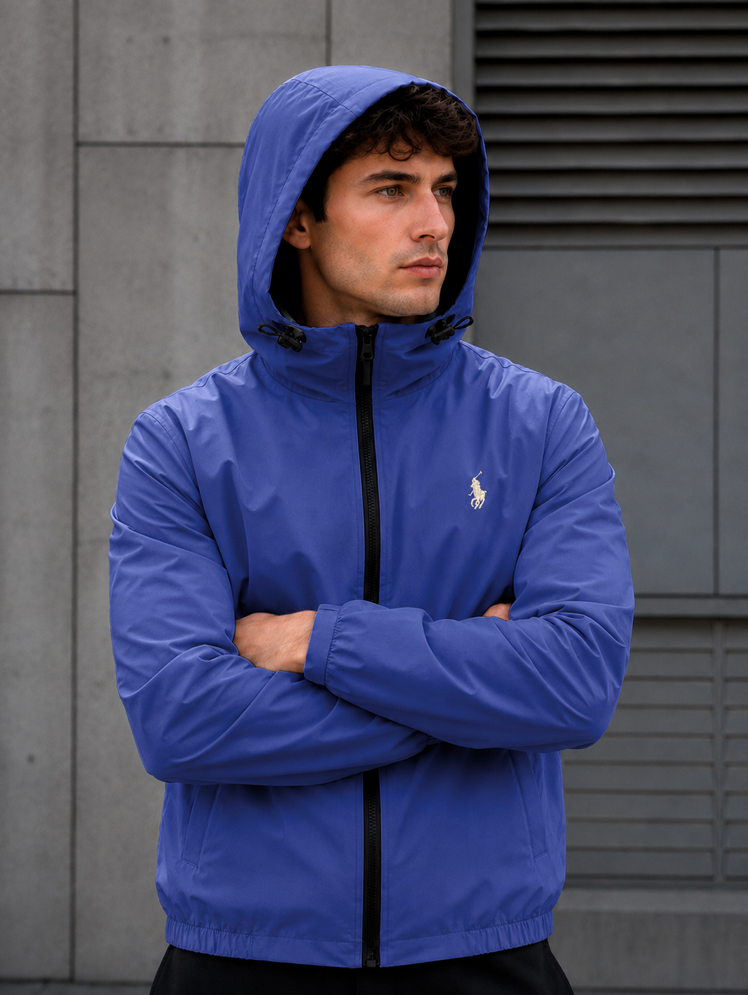 Chamarra Hpc Polo Rompevientos Para Hombre Calidad Premium